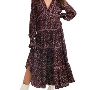 Free People Retro Floral What A Feeling Dress